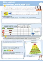 Vorschau - Arbeitsblätter - Hülsenfrüchte, Fleisch, Fisch & Ei! (Ernährungsempfehlungen, gesundheitliche Auswirkungen, Code auf Eiern, Haltungsformen, Salmonellen, Hygiene-Regeln Zubereitung Fleisch, Fisch & Ei) - Seite 1