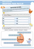 Vorschau - Arbeitsblätter - Hülsenfrüchte, Fleisch, Fisch & Ei! (Ernährungsempfehlungen, gesundheitliche Auswirkungen, Code auf Eiern, Haltungsformen, Salmonellen, Hygiene-Regeln Zubereitung Fleisch, Fisch & Ei) - Seite 3