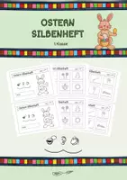 Vorschau - Arbeitsblätter - Osterliches Silbenheft (1. Klasse) - Deckblatt