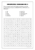 anteprima - Esercizi - CRUCIPUZZLE: tabelline da 1 a 5 - Pagina 3