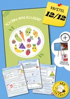 Vorschau - Arbeitsblätter - Das gewisse Extra: Süßigkeiten und Snacks! (Gefahren des Zuckerkonsums, Ernährungsempfehlungen, „versteckte“ Zucker in Lebensmitteln, Bewertung von Lebensmitteln in Bezug auf Zuckergehalt + versteckte Zucker) - Deckblatt