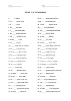 Vorschau - Arbeitsblätter - 50 Übungssätze zur Konjugation des Verbs "to be" - Deckblatt