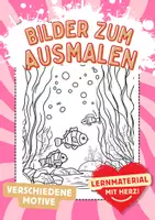 Vorschau - Arbeitsblätter - Ausmalbilder Unterwasser Unter Wasser Mandala Malbuch ausmalen - Deckblatt
