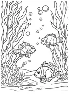 Vorschau - Arbeitsblätter - Ausmalbilder Unterwasser Unter Wasser Mandala Malbuch ausmalen - Seite 3