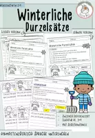 Vorschau - Arbeitsblätter - Winterliche Purzelsätze I Kl. 2 - 4 - Deckblatt