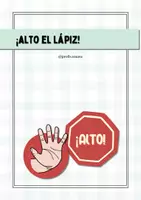 Vista previa - Hojas de trabajo - ¡ALTO! - página 1