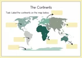 Vorschau - Arbeitsblätter - countries, Europe, continents, oceans: maps for labelling - Seite 3