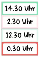 Vorschau - Unterrichtsreihen - Lesespaziergang Uhrzeit - Seite 3