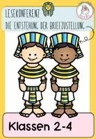 Vorschau - Arbeitsblätter - Lesekonferenz Kl. 2-4 (Die Entstehung der Briefzustellung) - Deckblatt