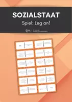 Vorschau - Arbeitsblätter - Sozialstaat: Spiel - Leg an! (12 Kärtchen) - Deckblatt
