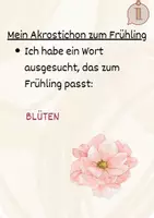 Vorschau - Arbeitsblätter - Mein Akrostichon-Bauplan: Frühling zum Lesen - Seite 3
