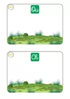 Aperçu - Apprentissages en autonomie - Pack activités digrammes série verte montessori - Page 1