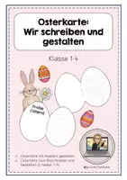 Vorschau - Arbeitsblätter - Osterkarte gestalten - Deckblatt