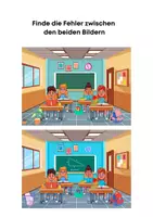Vorschau - Arbeitsblätter - Kannst du die Fehler finden? Bilderrätsel für Kinder - Seite 1
