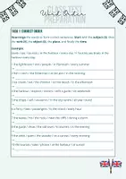Vorschau - Arbeitsblätter - Word Order (SVO & Adverb Position) - Deckblatt