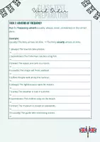 Vorschau - Arbeitsblätter - Word Order (SVO & Adverb Position) - Seite 1