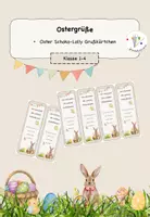 Vorschau - Anderer Materialtyp - Ostergrüße zum Verschenken - Deckblatt