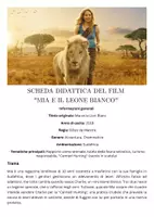 anteprima - Materiale di supporto/inclusione - Scheda di rielaborazione del film MIA e IL LEONE BIANCO - Pagina 1