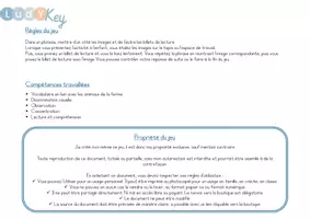 Aperçu - Apprentissages en autonomie - Le jeu de lecture des animaux de la ferme - Page 2