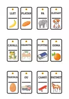 Vista previa - Tarjetas / Manipulativos - VOCABULARI 1er cicle | joc del DOMINÓ - página 3