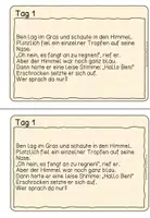 Vorschau - Aufgabenkarten - 7 Tage Geschichte zum Lesen "Ben und die sprechende Wolke" - Seite 2