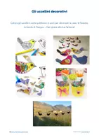anteprima - Materiale per pittura e bricolage - Gli uccellini di primavera - Pagina 1