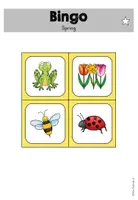 Vorschau - Spiele - Spring (Frühling) Bingo Spiel differenziert Englisch - Seite 3