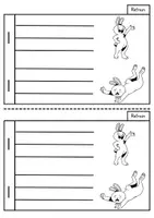 Vorschau - Arbeitsblätter - Stups der kleine Osterhase Miniheft Lyrics Liederarbeitung - Seite 2