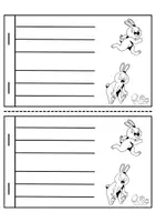 Vorschau - Arbeitsblätter - Stups der kleine Osterhase Miniheft Lyrics Liederarbeitung - Seite 3