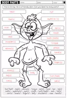 Vorschau - Arbeitsblätter - BODY PARTS - Worksheets (Arbeitsblätter Bundle) - Seite 3