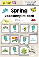 Vorschau - Spiele - Spring (Frühling) Vokabelspiel Zonk Englisch - Deckblatt