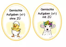 Vorschau - Stundenentwürfe - Ostern Klasse 1, Rechenspaziergang ZR 20, differenziert. - Seite 2
