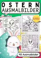 Vorschau - Mal- und Bastelvorlagen - Ostern Ausmalbilder – Kreative Malvorlagen für Fensterbilder und Freizeitspaß - Deckblatt