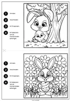 Vorschau - Mal- und Bastelvorlagen - Ostern Ausmalbilder – Kreative Malvorlagen für Fensterbilder und Freizeitspaß - Seite 3