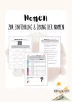 Vorschau - Unterrichtsreihen - Nomen auf den Spuren - Deckblatt