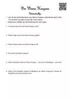 Vorschau - Arbeitsblätter - Wiener Kongress - Internetrallye - Seite 1