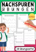 Vorschau - Arbeitsblätter - Graphomotorik – 20 Übungszettel zur Förderung der Feinmotorik bei Kindern - Deckblatt