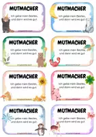 Vorschau - Klassenarbeiten - Mutmach-Karten für Kinder im Schulalltag - Seite 1