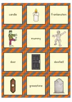 anteprima - Flashcard - Halloween Matching Pairs Game / Gioco di memoria (inglese) - Pagina 2