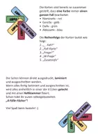 Vorschau - Mal- und Bastelvorlagen - Der 4 Fälle Fächer – Deutsch Grammatik - Kasus Übung - Lernfächer selber basteln - Seite 2
