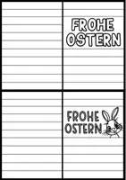 Vorschau - Mal- und Bastelvorlagen - Ostern Karte würfeln und malen - Seite 2