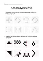Vorschau - Arbeitsblätter - Symmetrie Arbeitsblätter Grundschule Achsensymmetrie - Seite 3