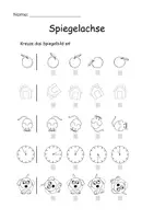 Vorschau - Arbeitsblätter - Symmetrie Arbeitsblätter Grundschule Achsensymmetrie - Seite 2
