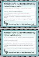 Vorschau - Aufgabenkarten - Schreibkonferenz Textbeschreibung Prosa - Seite 3