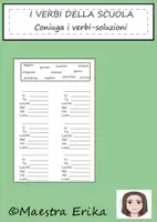 Aperçu - Cartes d'exercices - Verbes de l'école en italien - Page 3