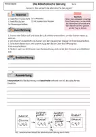 Vorschau - Arbeitsblätter - Alkoholische Gärung - Deckblatt