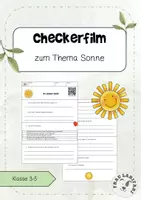 Vorschau - Arbeitsblätter - Checkerfilm zum Thema Sonne KL 3-5 - Deckblatt