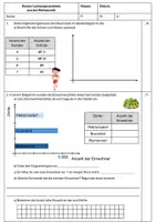 Vorschau - Test - Klassenarbeit: Diagramme und Daten mit Lösungen - Seite 1