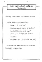 Vorschau - Arbeitsblätter - einen eigenen Brief verfassen - Seite 2