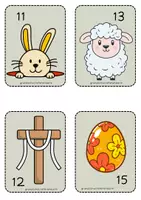 Vorschau - Arbeitsblätter - Rechenspaziergang ZR bis 20 - Subtraktion & Addition - Ostern - Seite 2